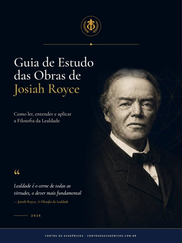 Capa do ebook Guia de estudo Josiah Royce
